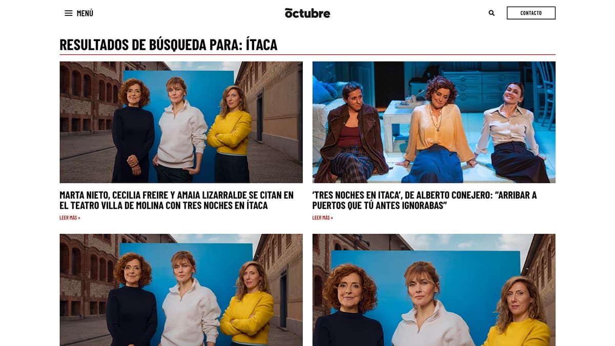 Resultados de búsqueda Octubre Producciones