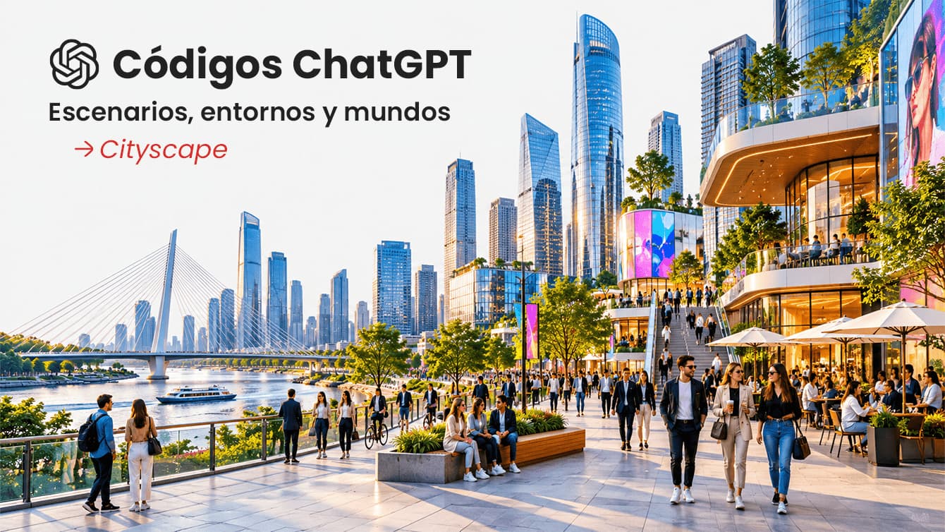 Códigos de ChatGPT para imágenes | Escenarios, entornos y mundos